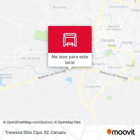 Travessa Sitio Cipo, 52 mapa