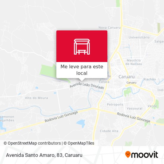 Avenida Santo Amaro, 83 mapa