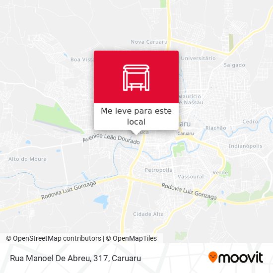 Rua Manoel De Abreu, 317 mapa