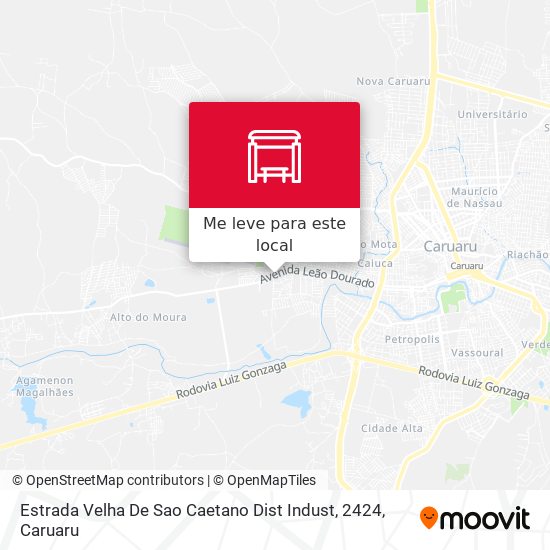Estrada Velha De Sao Caetano Dist Indust, 2424 mapa