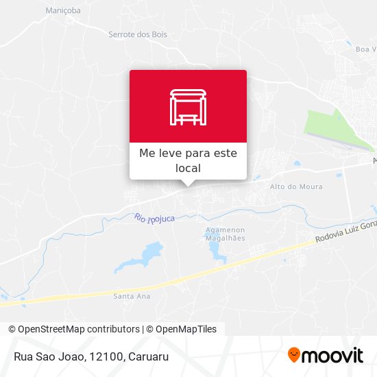 Rua Sao Joao, 12100 mapa