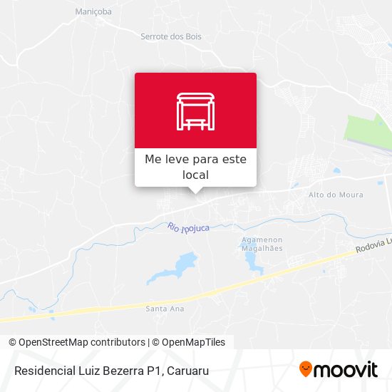 Residencial Luiz Bezerra P1 mapa