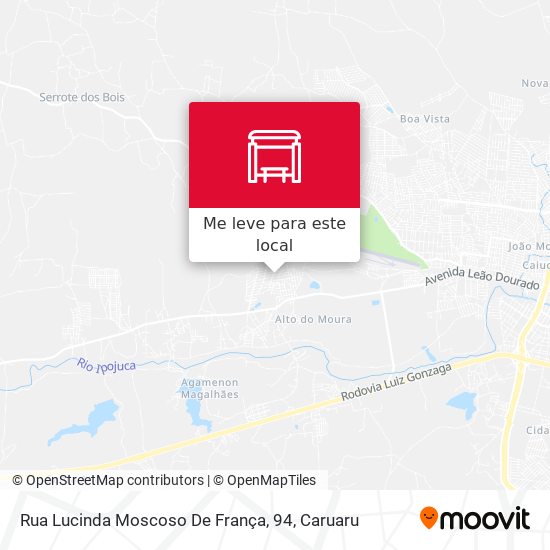 Rua Lucinda Moscoso De França, 94 mapa