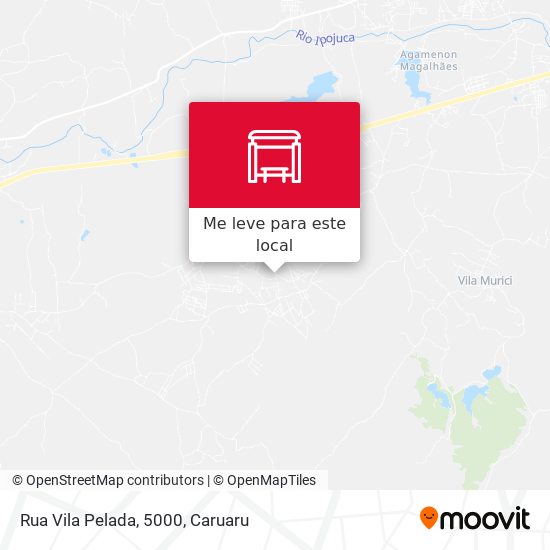 Rua Vila Pelada, 5000 mapa