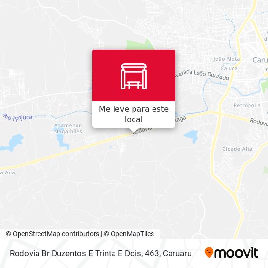 Rodovia Br Duzentos E Trinta E Dois, 463 mapa