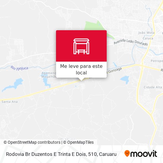 Rodovia Br Duzentos E Trinta E Dois, 510 mapa