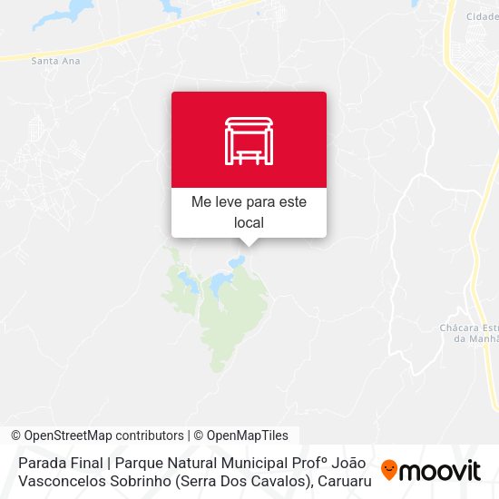 Parada Final | Parque Natural Municipal Profº João Vasconcelos Sobrinho (Serra Dos Cavalos) mapa
