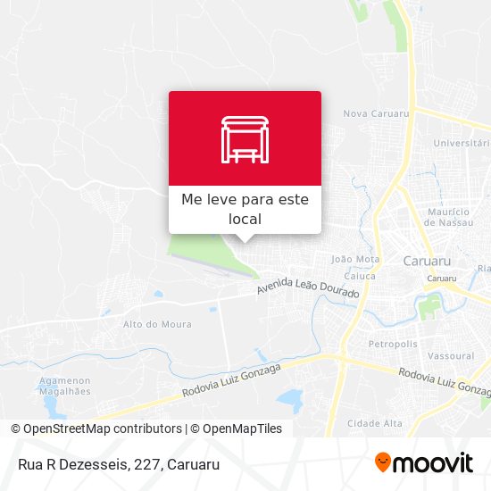 Rua R Dezesseis, 227 mapa
