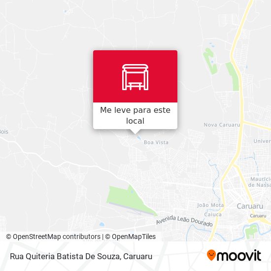 Rua Quiteria Batista De Souza mapa