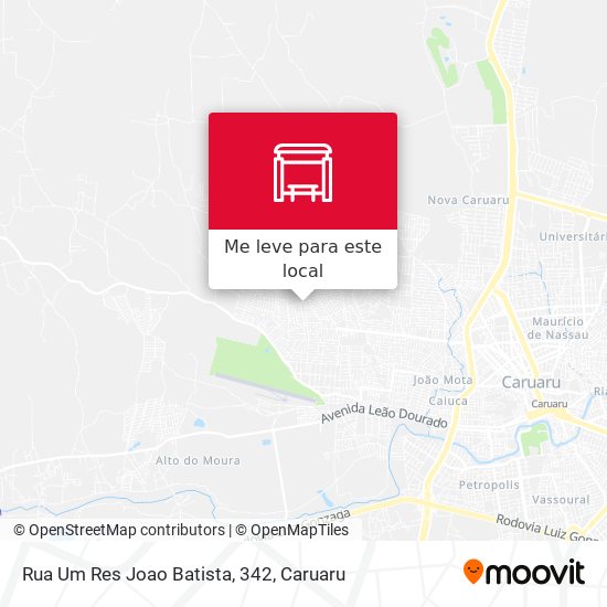 Rua Um Res Joao Batista, 342 mapa