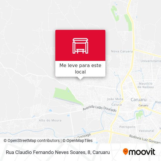 Rua Claudio Fernando Neves Soares, 8 mapa