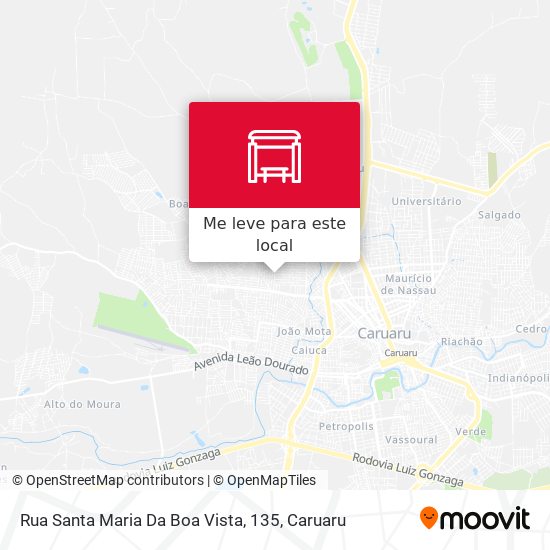Rua Santa Maria Da Boa Vista, 135 mapa