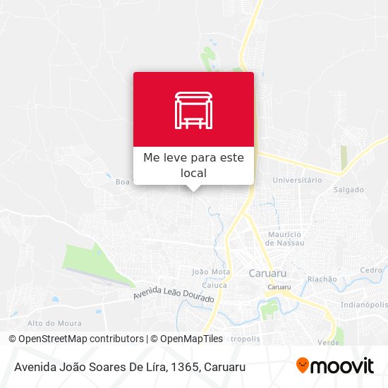 Avenida João Soares De Líra, 1365 mapa