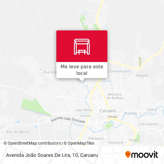 Avenida João Soares De Líra, 10 mapa