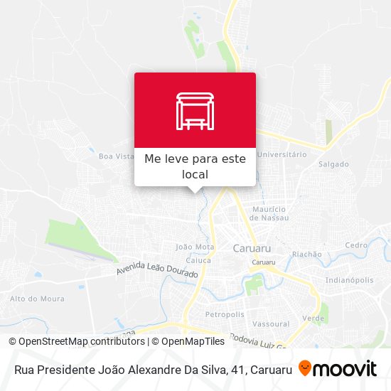 Rua Presidente João Alexandre Da Silva, 41 mapa