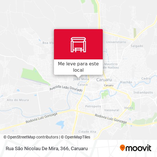 Rua São Nicolau De Mira, 366 mapa