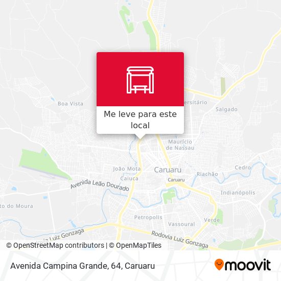 Avenida Campina Grande, 64 mapa