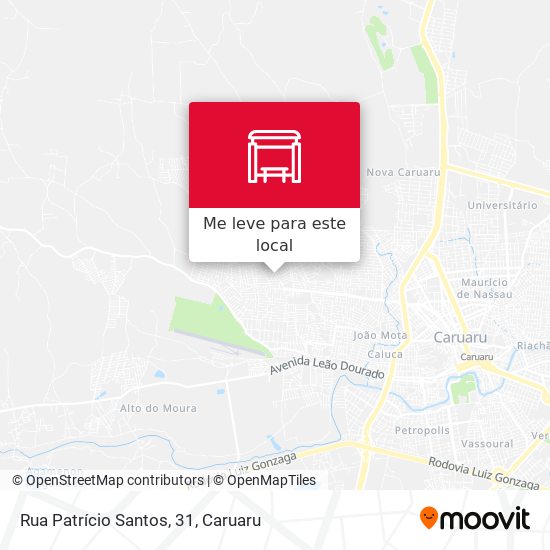 Rua Patrício Santos, 31 mapa