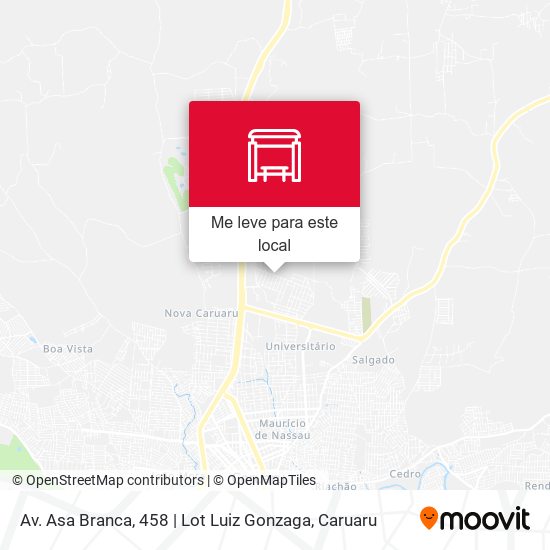 Av. Asa Branca, 458 | Lot Luiz Gonzaga mapa