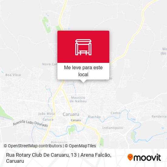 Rua Rotary Club De Caruaru, 13 | Arena Falcão mapa