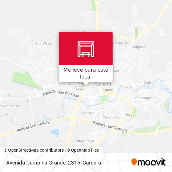 Avenida Campina Grande, 2315 mapa