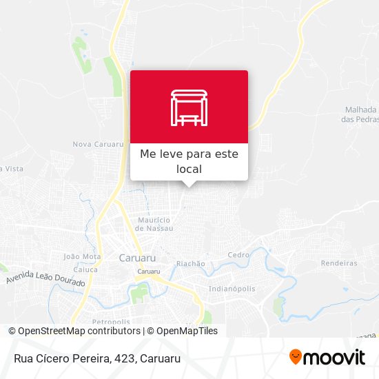 Rua Cícero Pereira, 423 mapa
