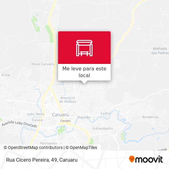 Rua Cícero Pereira, 49 mapa