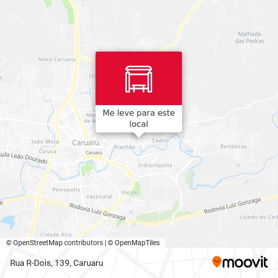 Rua R-Dois, 139 mapa
