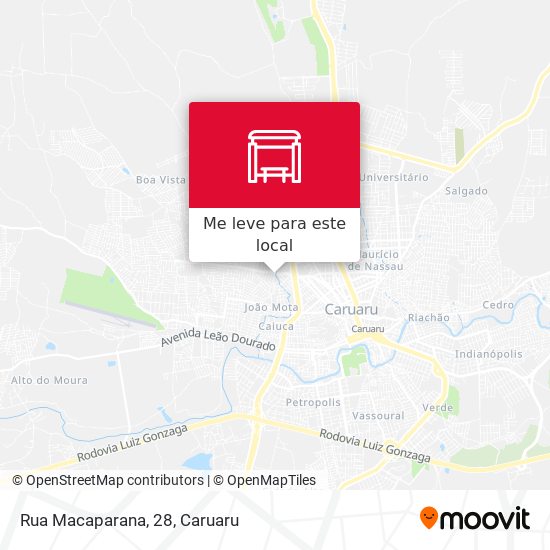 Rua Macaparana, 28 mapa