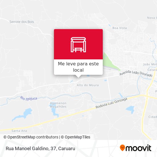 Rua Manoel Galdino, 37 mapa