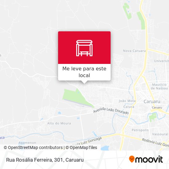 Rua Rosália Ferreira, 301 mapa