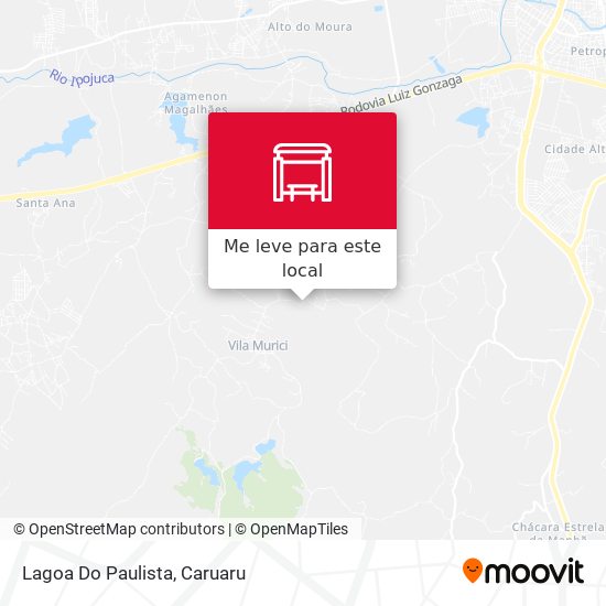 Lagoa Do Paulista mapa
