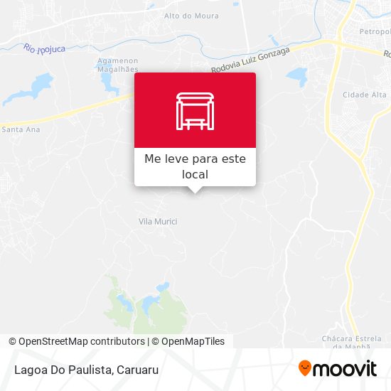 Lagoa Do Paulista mapa