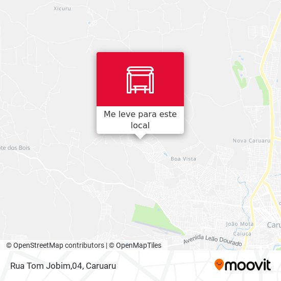 Rua Tom Jobim,04 mapa