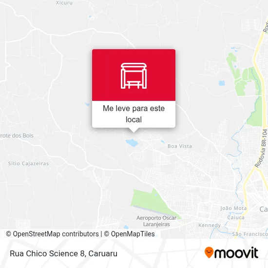 Rua Chico Science 8 mapa