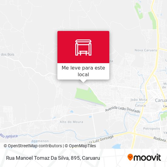 Rua Manoel Tomaz Da Silva, 895 mapa