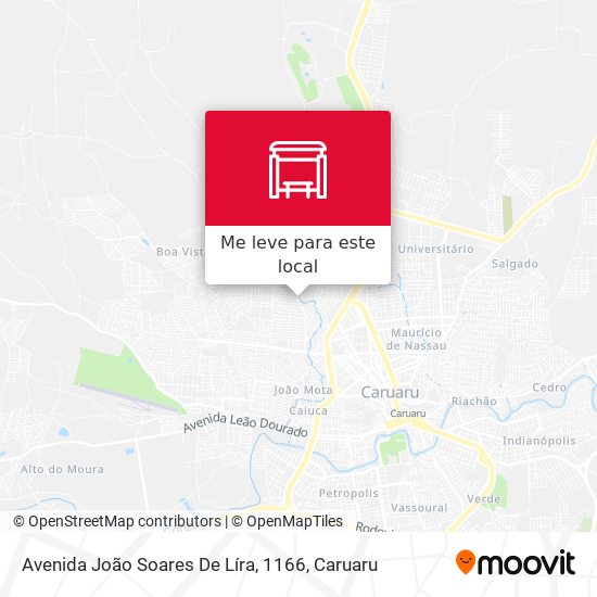 Avenida João Soares De Líra, 1166 mapa