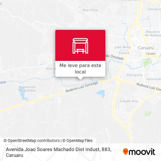 Avenida Joao Soares Machado Dist Indust, 883 mapa