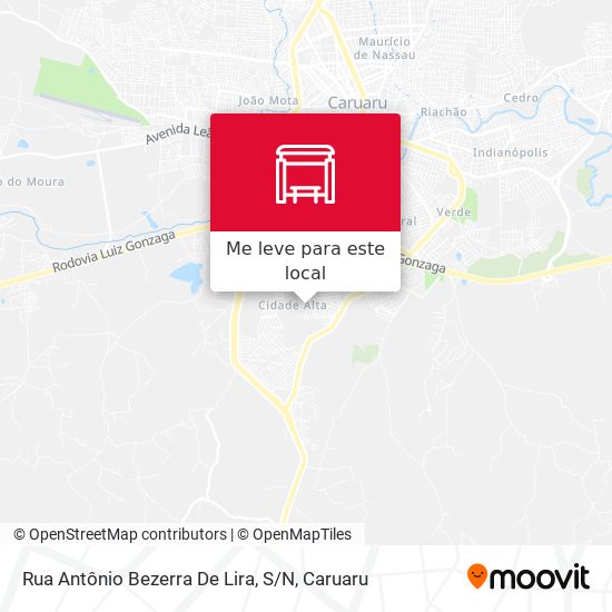 Rua Antônio Bezerra De Lira, S / N mapa