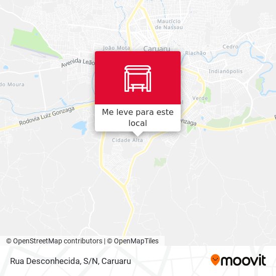 Rua Desconhecida, S/N mapa