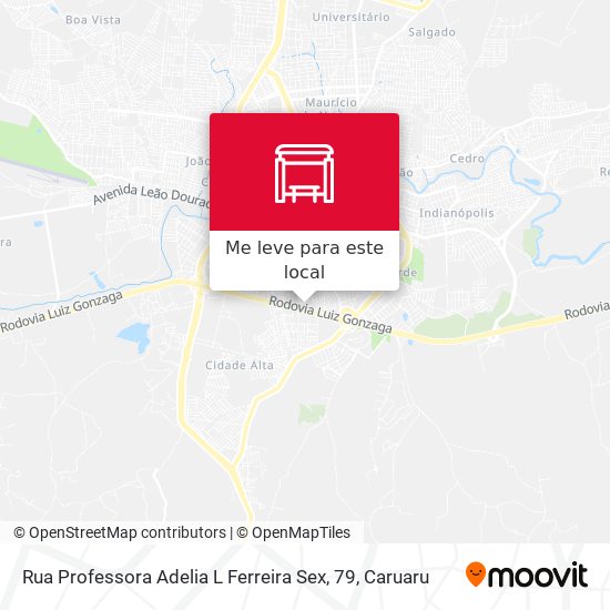 Rua Professora Adelia L Ferreira Sex, 79 mapa