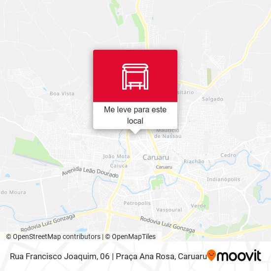 Rua Francisco Joaquim, 06 | Praça Ana Rosa mapa