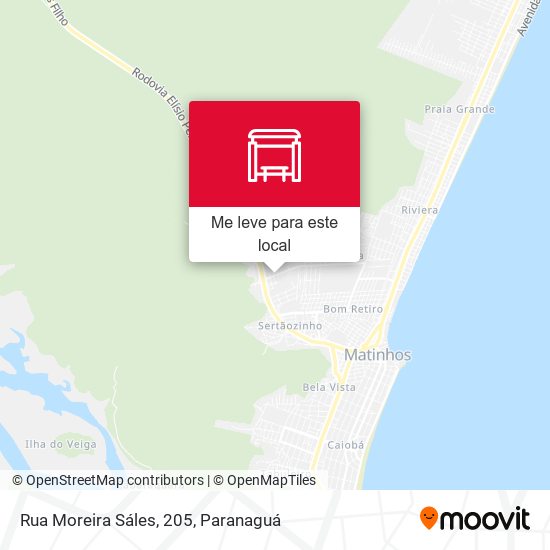 Rua Moreira Sáles, 205 mapa