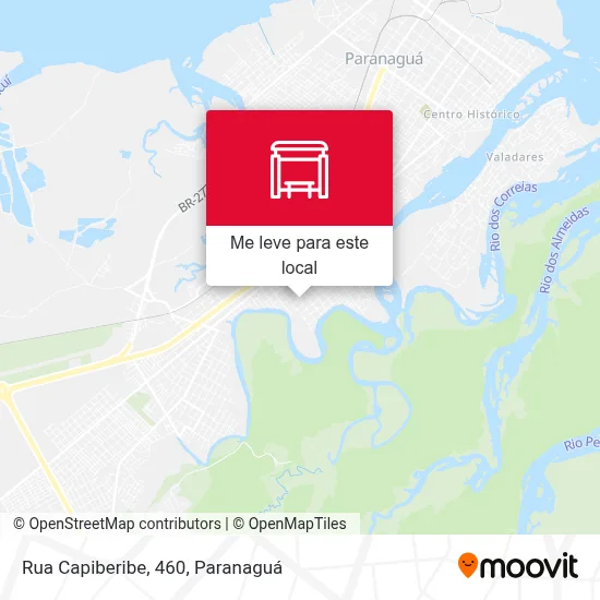 Rua Capiberibe, 460 mapa