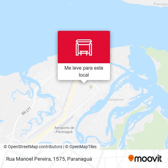 Rua Manoel Pereira, 1575 mapa