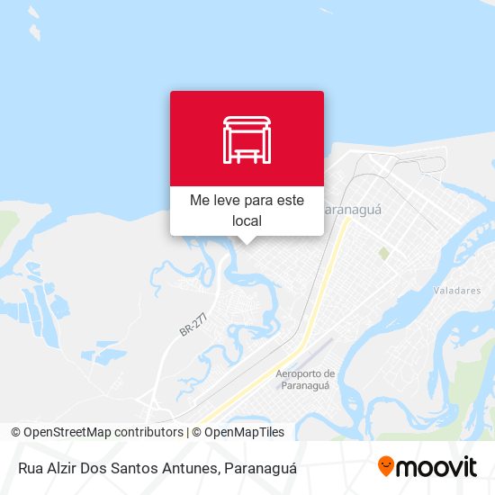 Rua Alzir Dos Santos Antunes mapa