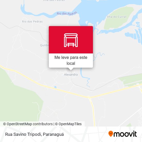 Rua Savino Tripodi mapa