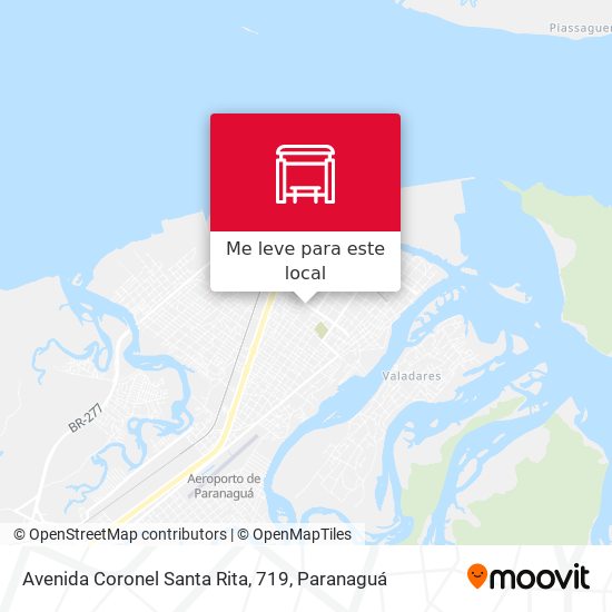 Avenida Coronel Santa Rita, 719 mapa