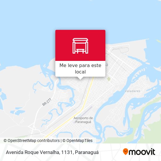 Avenida Roque Vernalha, 1131 mapa