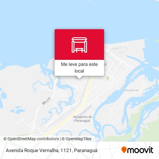 Avenida Roque Vernalha, 1121 mapa